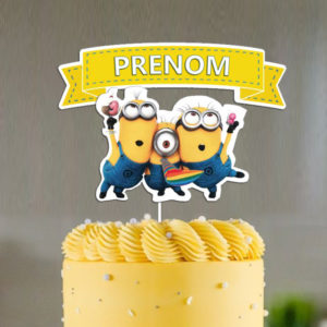 cake toppers les minions