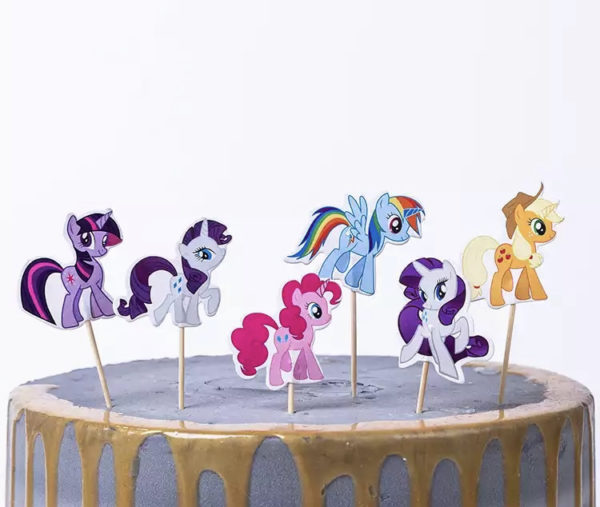 toppers cupcakes my little pony